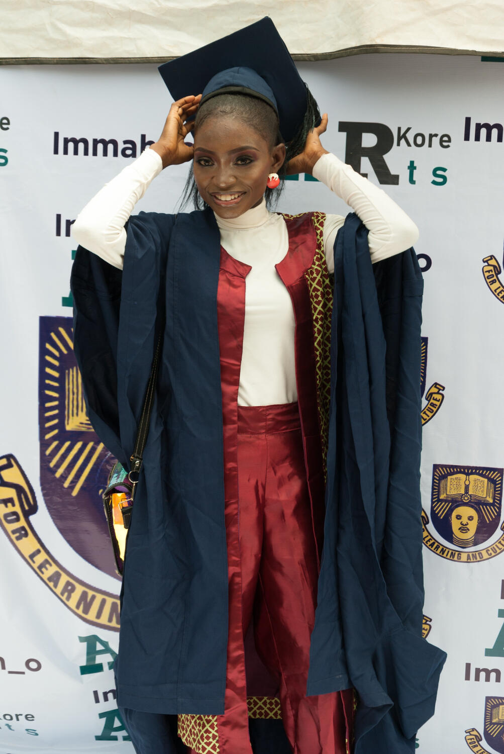 Oyenike At Her Matriculation Ceremony In 2021